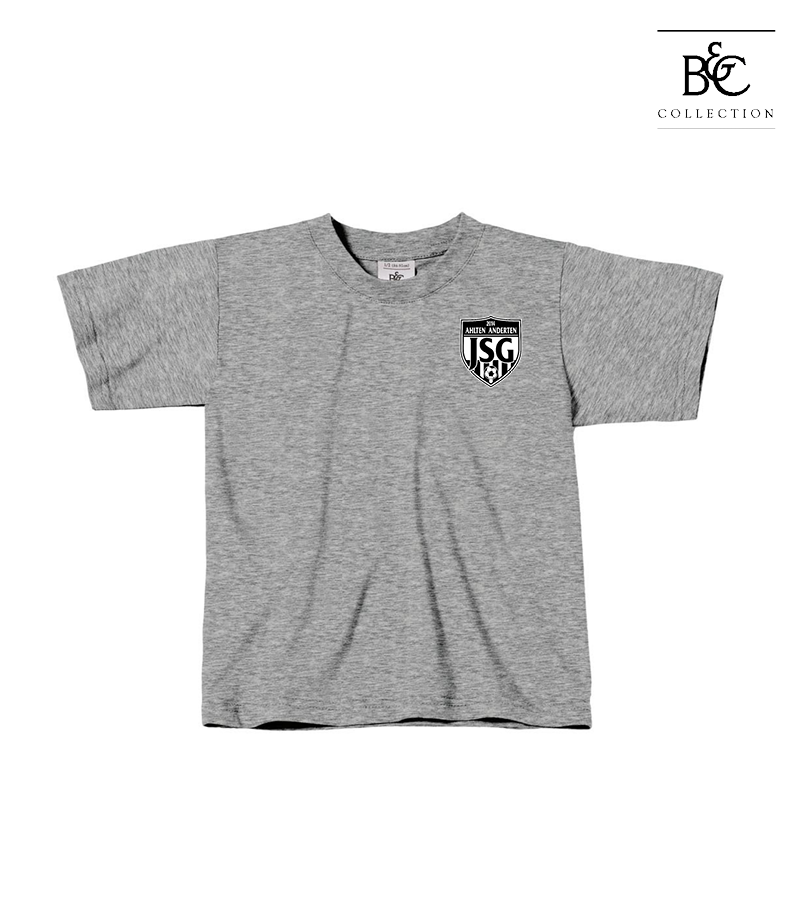 B&C Kinder T-Shirt Sports Grey "Anton"