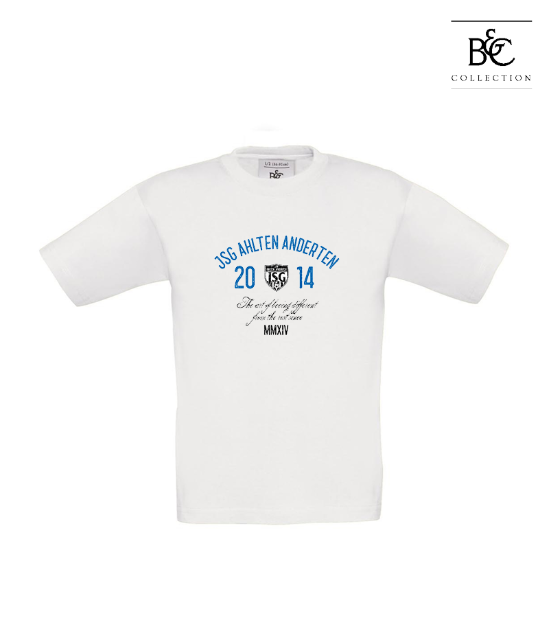 B&C Kinder T-Shirt White "Isack"